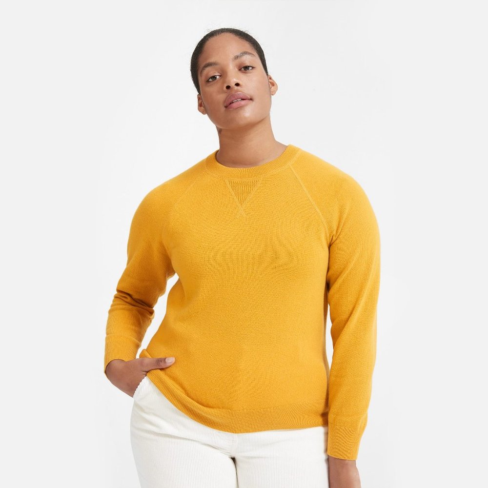 Everlane Cashmere shrunken cashmere sweats…